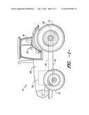 Rain Deflector for an Intake Duct of a Work Vehicle diagram and image