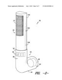 Rain Deflector for an Intake Duct of a Work Vehicle diagram and image