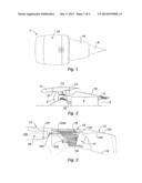 THRUST REVERSER DEVICE FOR COMPACT JET PIPE diagram and image