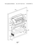 REFRIGERATOR WITH ICEMAKER CHILLED BY THERMOELECTRIC DEVICE COOLED BY     FRESH FOOD COMPARTMENT AIR diagram and image