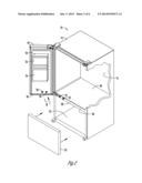 REFRIGERATOR PROVIDING AIR FLOW TO DOOR diagram and image