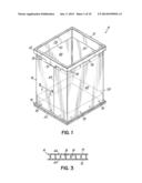 Method of Manufacturing Custom Sized Plastic Tote Having Intermediate     Sleeve diagram and image