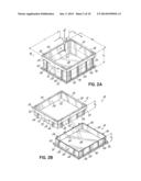 Method of Manufacturing Custom Sized Plastic Tote Having Intermediate     Sleeve diagram and image