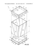 Method of Manufacturing Custom Sized Plastic Tote Having Intermediate     Sleeve diagram and image