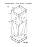 Method of Manufacturing Custom Sized Plastic Tote Having Intermediate     Sleeve diagram and image