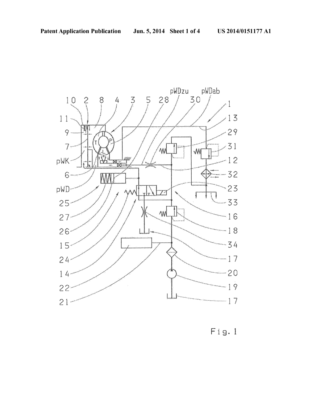 DEVICE FOR ACTUATING A FRICTIONAL CONVERTER LOCK-UP CLUTCH OF A     HYDRODYNAMIC TORQUE CONVERTER - diagram, schematic, and image 02