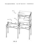 MODULAR FOLDING TABLE diagram and image