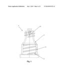 CLOSURE CAP FOR BOTTLE CONTAINER diagram and image