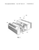 HYBRID HEATER ASSEMBLY WITH HEATING ELEMENTS HAVING DIFFERENT WATTAGE     DENSITIES diagram and image