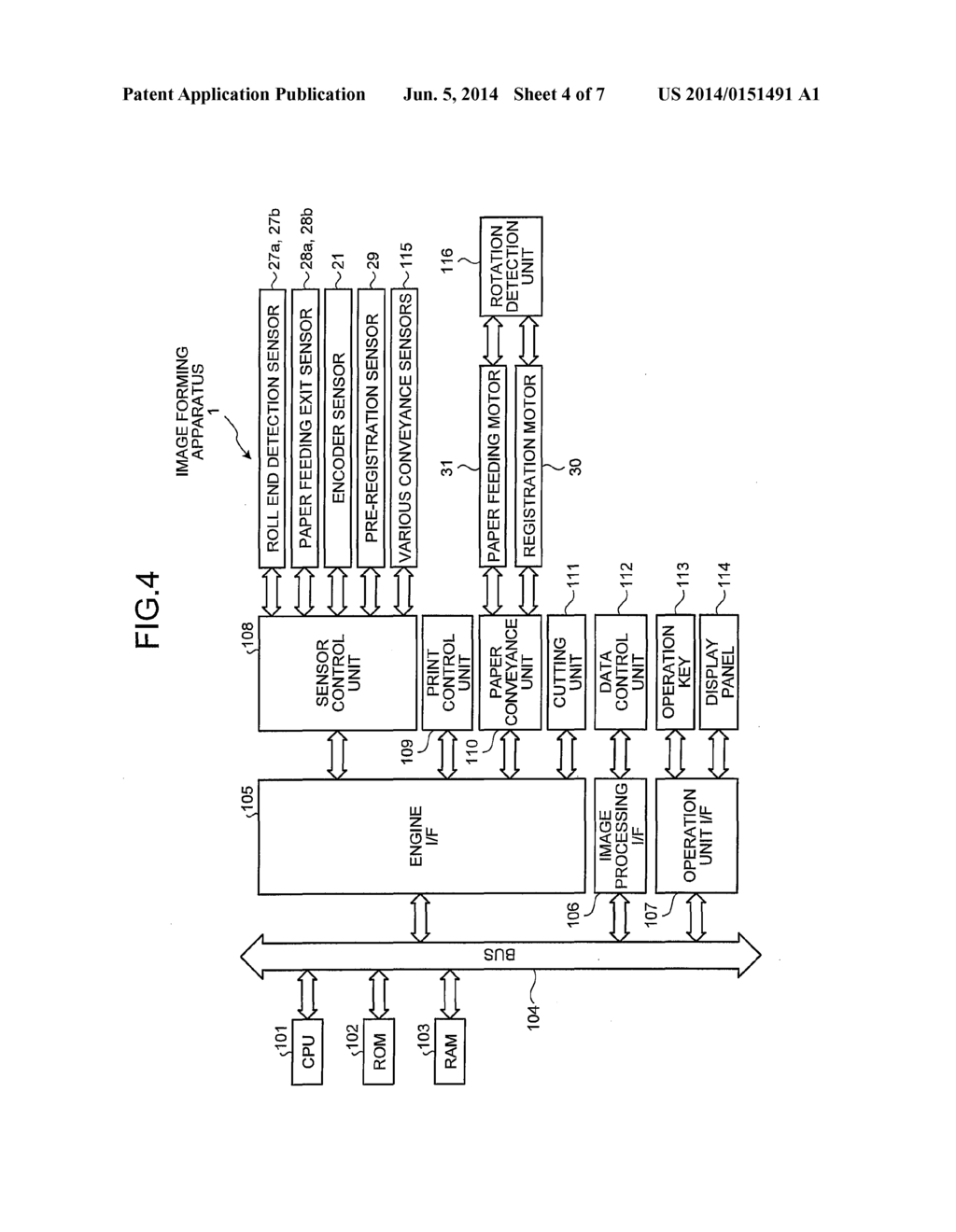ROLLED RECORDING MEDIUM CONVEYANCE DEVICE, IMAGE FORMING APPARATUS, ROLLED     RECORDING MEDIUM CONVEYANCE METHOD, AND COMPUTER PROGRAM PRODUCT - diagram, schematic, and image 05