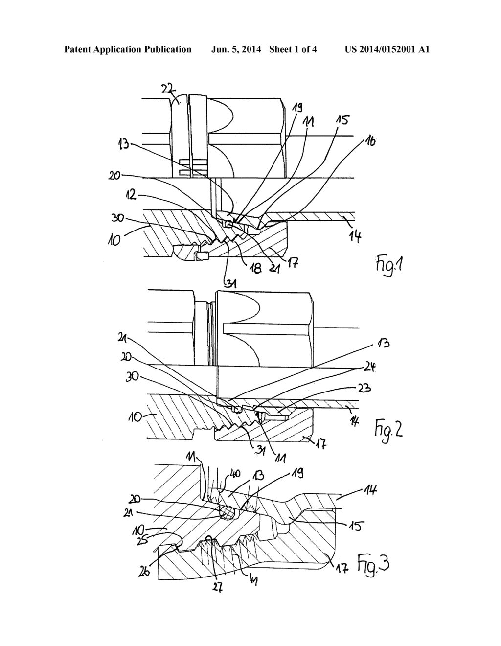 HIGH PRESSURE-RESISTANT SCREW CONNECTION FOR PIPELINES OR HOSE LINES     HAVING A TAPERED THREAD - diagram, schematic, and image 02