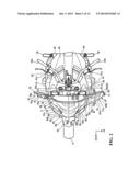 VEHICLE BODY FRONT STRUCTURE OF SADDLE-TYPE VEHICLE diagram and image