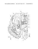 VEHICLE BODY FRONT STRUCTURE OF SADDLE-TYPE VEHICLE diagram and image