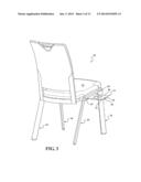 GANGING DEVICE FOR CHAIR diagram and image