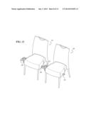 GANGING DEVICE FOR CHAIR diagram and image