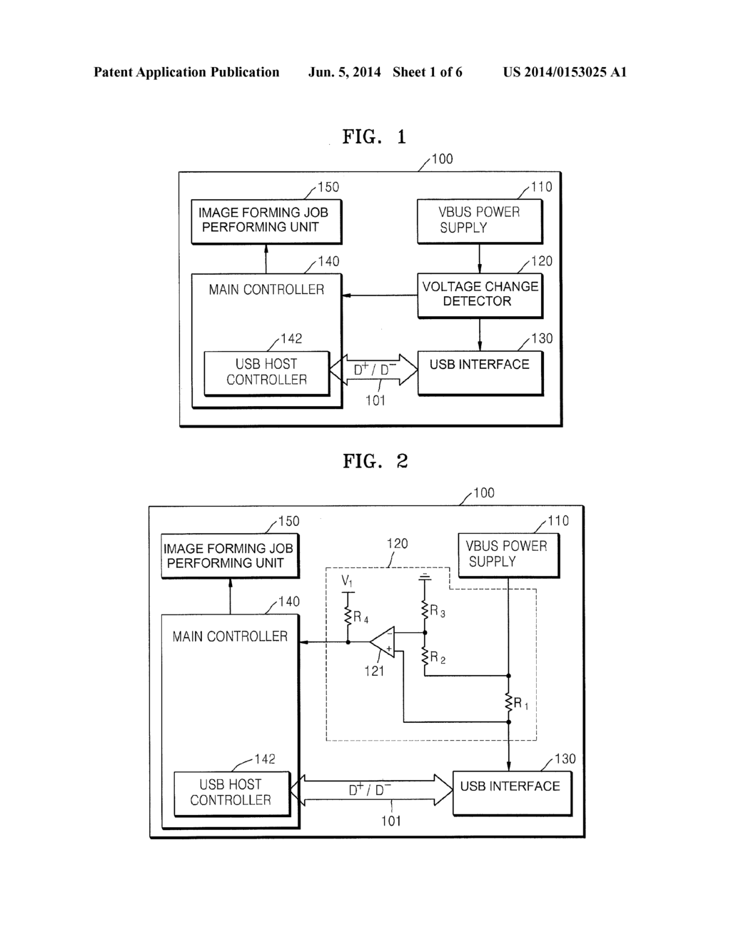 METHOD OF SENSING CONNECTION OF USB DEVICE IN POWER SAVE MODE AND IMAGE     FORMING APPARATUS FOR PERFORMING THE SAME - diagram, schematic, and image 02