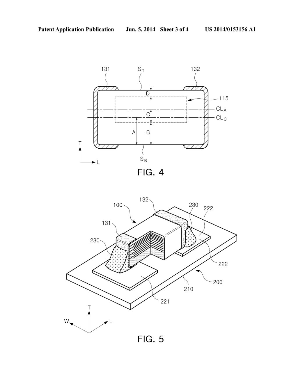 MULTILAYERED CERAMIC CAPACITOR AND BOARD FOR MOUNTING THE SAME - diagram, schematic, and image 04