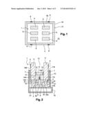 LIGHTING UNIT MADE UP OF AN INSULATING GLASS PANEL AND LIGHT-EMITTING     DIODES diagram and image