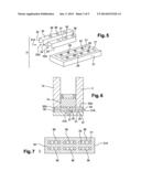 LIGHTING UNIT MADE UP OF AN INSULATING GLASS PANEL AND LIGHT-EMITTING     DIODES diagram and image