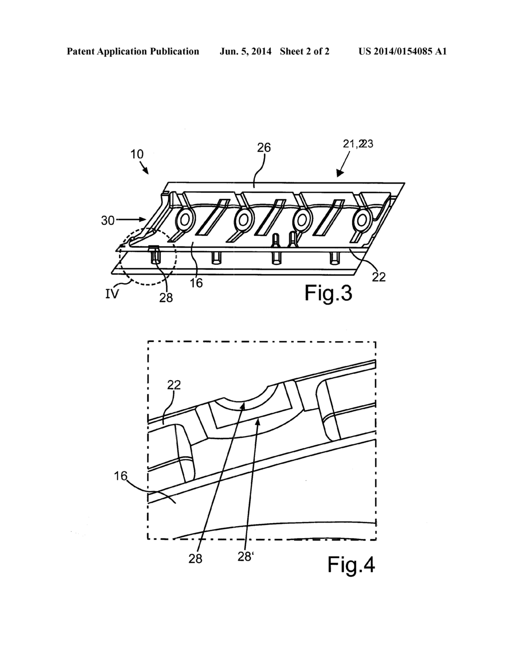 GAS TURBINE AND GUIDE BLADE FOR A HOUSING OF A GAS TURBINE - diagram, schematic, and image 03