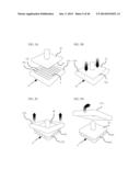 COMPOSITE CUSHIONING MATERIAL AND JIGLESS METHOD FOR MAKING THE SAME diagram and image