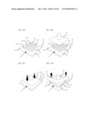 COMPOSITE CUSHIONING MATERIAL AND JIGLESS METHOD FOR MAKING THE SAME diagram and image