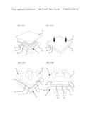 COMPOSITE CUSHIONING MATERIAL AND JIGLESS METHOD FOR MAKING THE SAME diagram and image