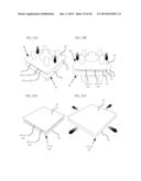 COMPOSITE CUSHIONING MATERIAL AND JIGLESS METHOD FOR MAKING THE SAME diagram and image