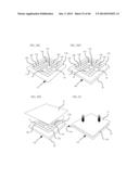 COMPOSITE CUSHIONING MATERIAL AND JIGLESS METHOD FOR MAKING THE SAME diagram and image