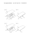 COMPOSITE CUSHIONING MATERIAL AND JIGLESS METHOD FOR MAKING THE SAME diagram and image