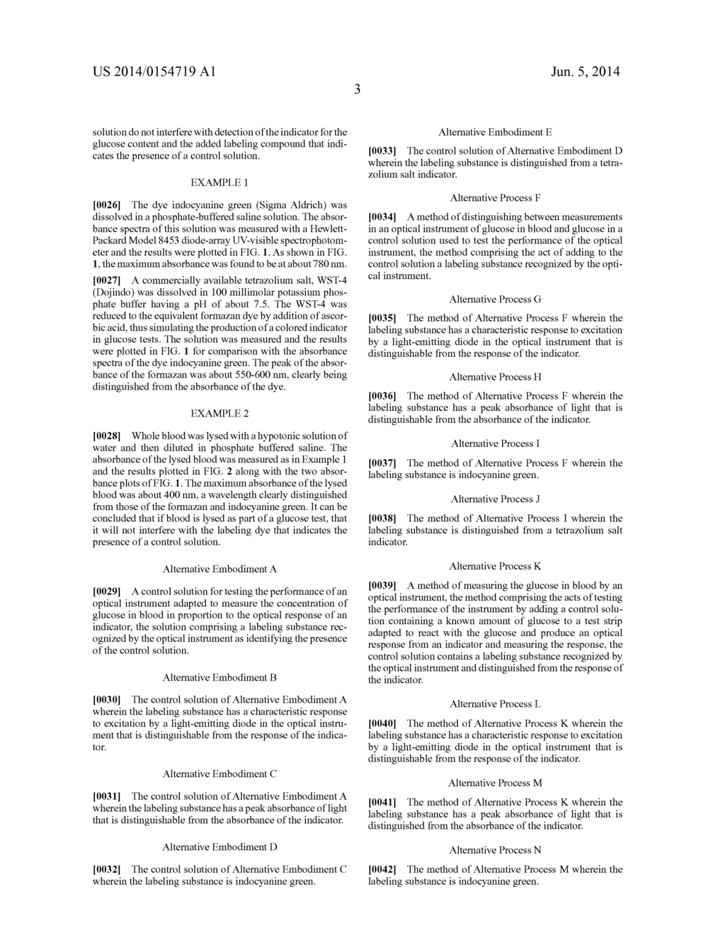 METHOD OF DIFFERENTIATING BETWEEN BLOOD AND CONTROL SOLUTIONS CONTAINING A     COMMON ANALYTE - diagram, schematic, and image 06