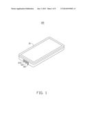 CONNECTOR PORT WITH PORT COVER AND ELECTRONIC DEVICE USING SAME diagram and image