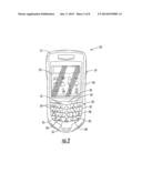 MOBILE WIRELESS COMMUNICATIONS DEVICE WITH REDUCED HARMONICS RESULTING     FROM METAL SHIELD COUPLING diagram and image