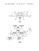 MOBILE WIRELESS COMMUNICATIONS DEVICE WITH REDUCED HARMONICS RESULTING     FROM METAL SHIELD COUPLING diagram and image