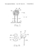 Golf Swing Practice Target Device diagram and image