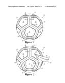 Sport Ball With Indented Casing diagram and image