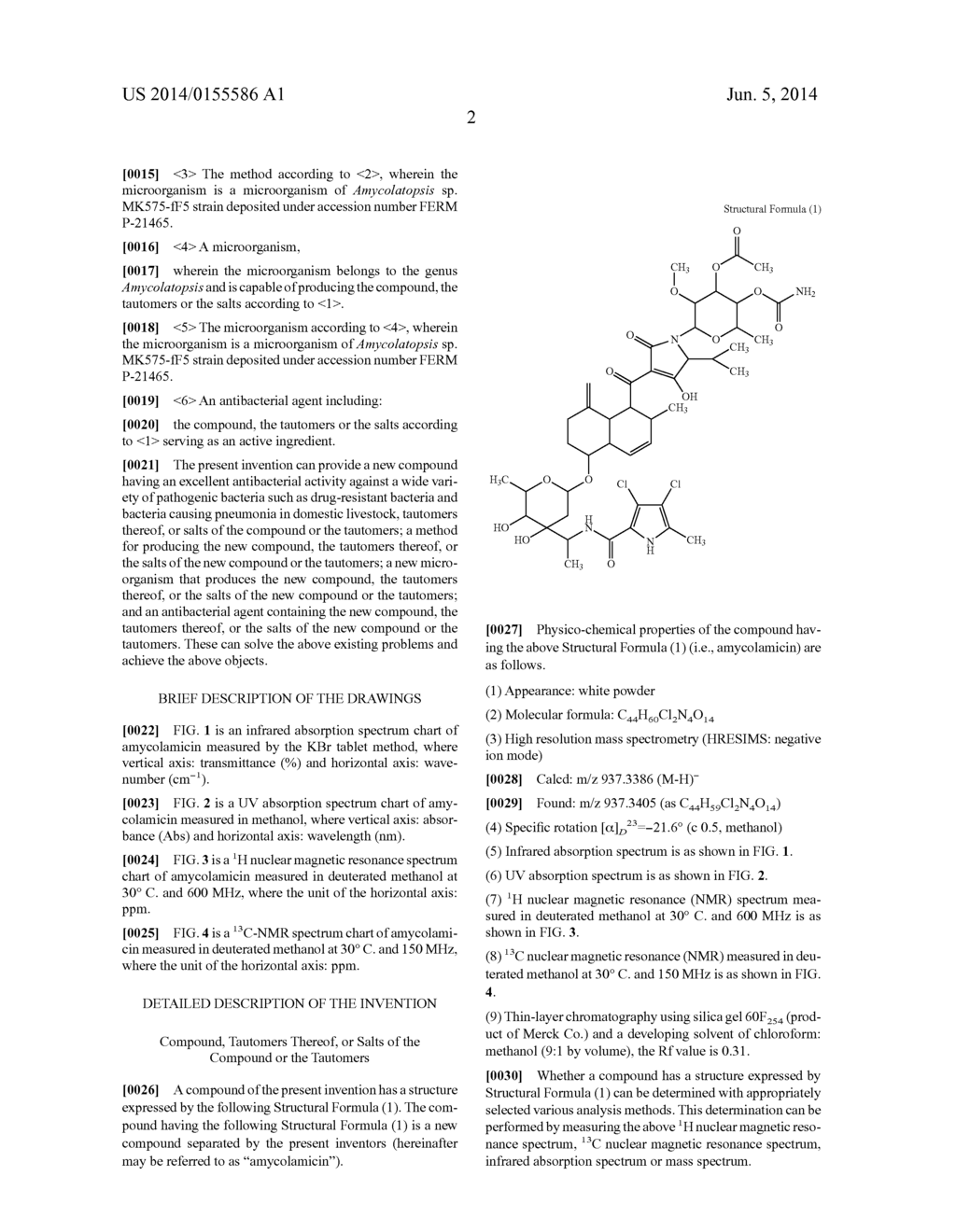 Compound Amycolamicin, Method for Producing the Same, and Use of the Same - diagram, schematic, and image 07