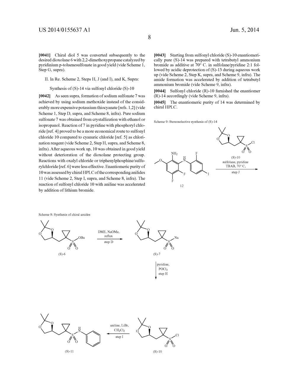 CHIRAL SYNTHESIS OF N--1-[2,3-DIHYDROXY-PROPYL]CYCLOPROPANESULFONAMIDES - diagram, schematic, and image 09