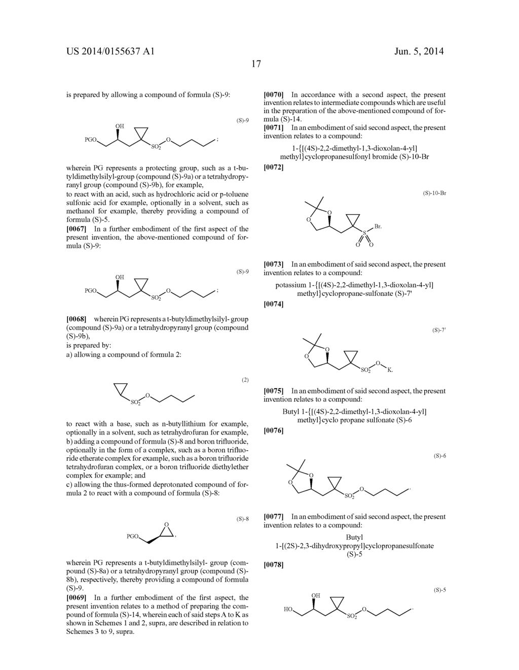 CHIRAL SYNTHESIS OF N--1-[2,3-DIHYDROXY-PROPYL]CYCLOPROPANESULFONAMIDES - diagram, schematic, and image 18