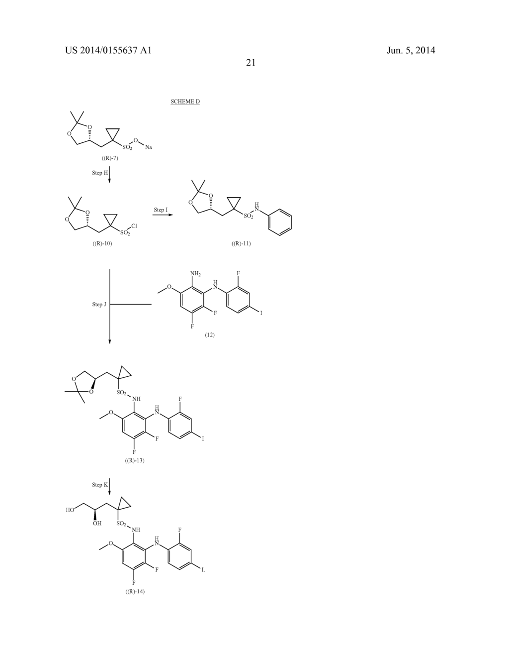 CHIRAL SYNTHESIS OF N--1-[2,3-DIHYDROXY-PROPYL]CYCLOPROPANESULFONAMIDES - diagram, schematic, and image 22