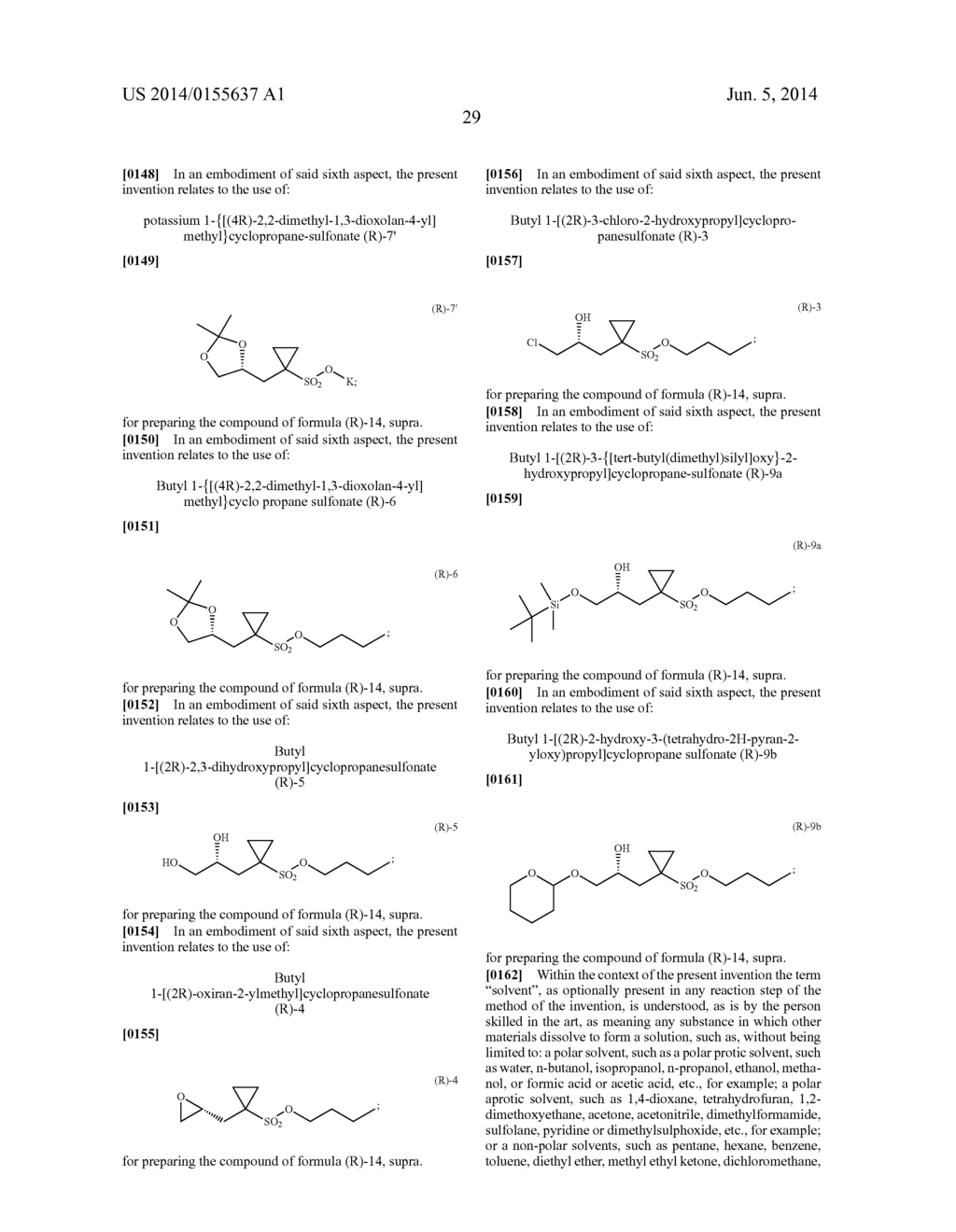 CHIRAL SYNTHESIS OF N--1-[2,3-DIHYDROXY-PROPYL]CYCLOPROPANESULFONAMIDES - diagram, schematic, and image 30