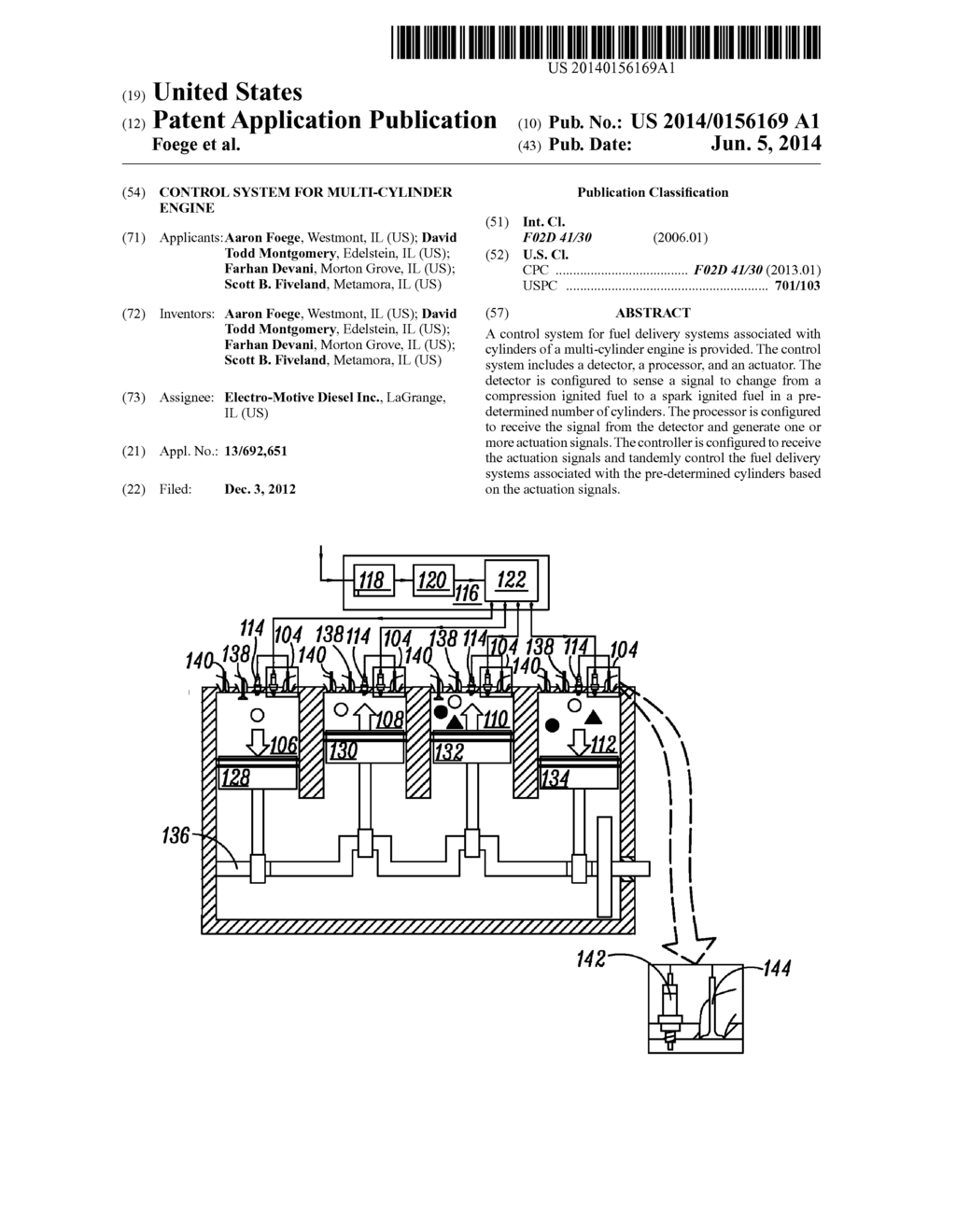 CONTROL SYSTEM FOR MULTI-CYLINDER ENGINE - diagram, schematic, and image 01