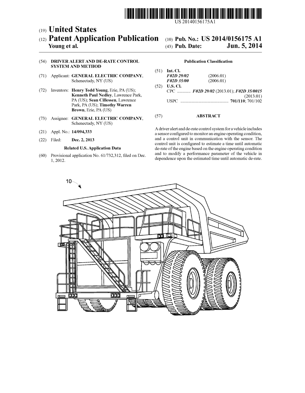 DRIVER ALERT AND DE-RATE CONTROL SYSTEM AND METHOD - diagram, schematic, and image 01