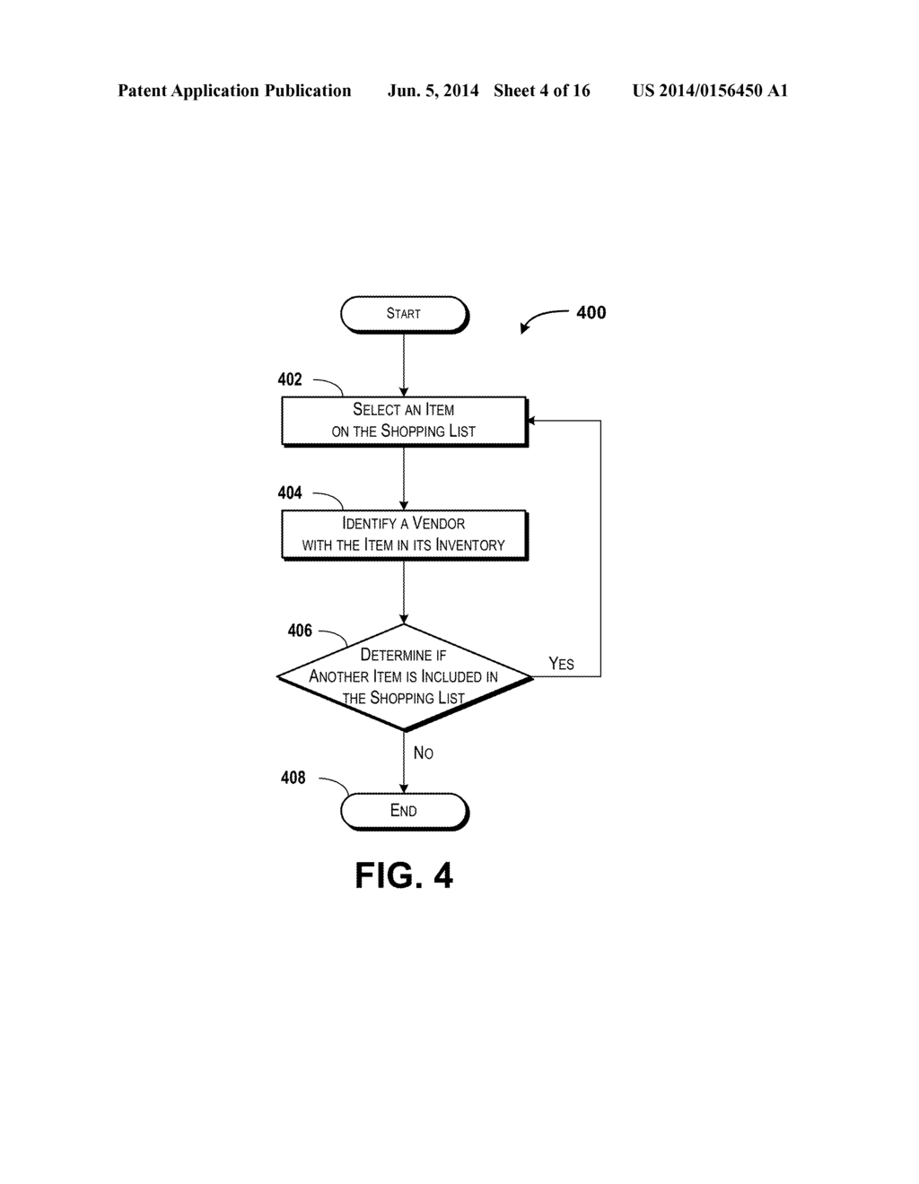 Managing Vendor Inventory Information And Shopping Navigation Routes Based     Upon Shopping List Contents - diagram, schematic, and image 05