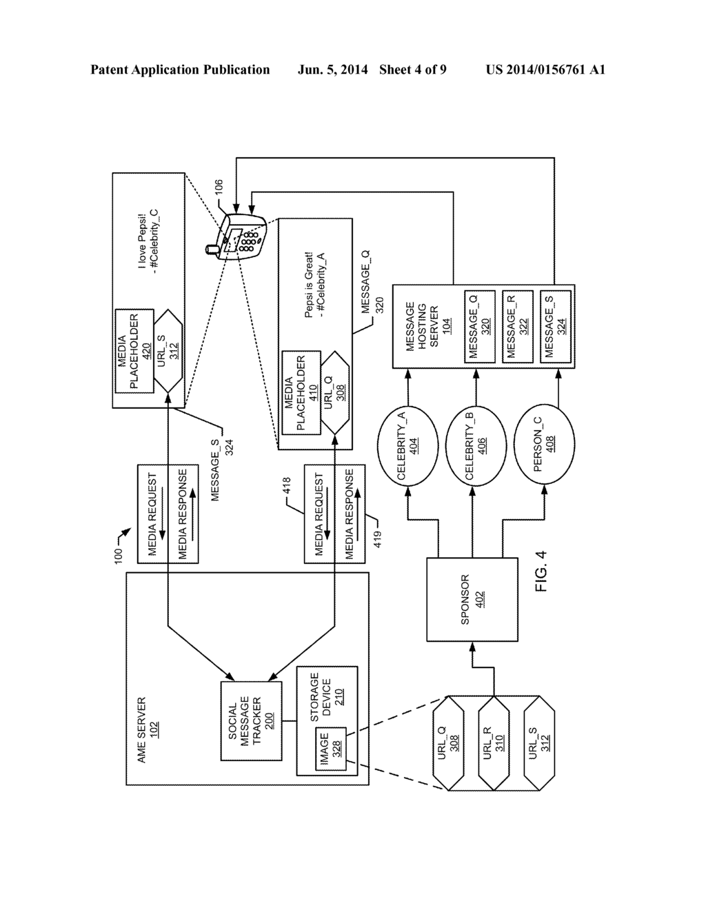 METHODS AND APPARATUS TO MONITOR IMPRESSIONS OF SOCIAL MEDIA MESSAGES - diagram, schematic, and image 05