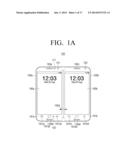 PORTABLE APPARATUS HAVING A PLURALITY OF TOUCH SCREENS AND METHOD OF     OUTPUTTING SOUND THEREOF diagram and image