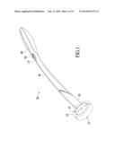 CLEANING TOOL ASSEMBLY WITH A DISPOSABLE CLEANING IMPLEMENT diagram and image