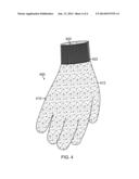 Scouring and Cleaning Glove with Internal Barrier diagram and image