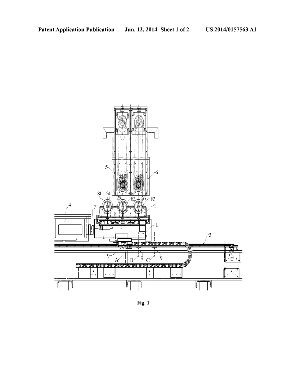 REPLACING MECHANISM FOR RUBBING ROLLERS IN RUBBING EQUIPMENT - diagram, schematic, and image 02