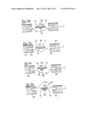 FLOORING MATERIAL COMPRISING FLOORING ELEMENTS WHICH ARE ASSEMBLED BY     MEANS OF SEPARATE FLOORING ELEMENTS diagram and image